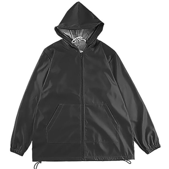 Black Detachable Face Shield Protective Jacket Hat Washable Anti Spit U.S - L - Picture 3 of 7